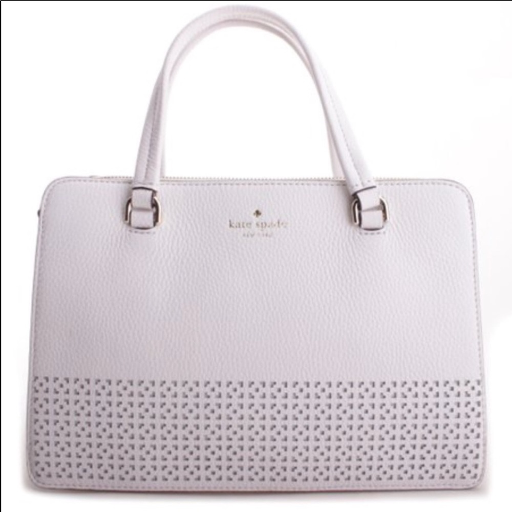 Kate Spade White Lise Wakefield Crossbody Purse